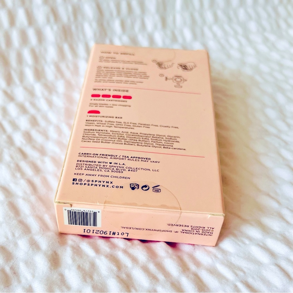 SPHYNX Pink Razor Refill Set - NEW IN BOX - SEALED - Picture 17 of 17